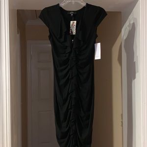 Ladies Karen Kane ruffled black dress..XS..NWT